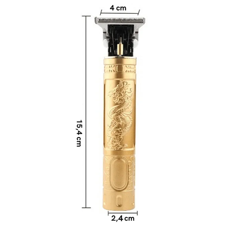 ماشین اصلاح موی سر و صورت مدل Vintage T9 Metalhead قابلیت تریم و خط زن، تیغه استیل ضد زنگ، باتری قابل شارژ با نمایش وضعیت باتری، مدت شارژ و استفاده 60 دقیقه، همراه 4 شانه اصلاح - تصویر 2