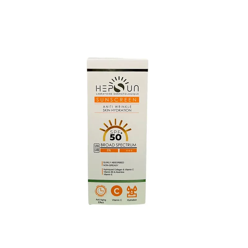کرم ضد آفتاب بدون رنگ هپسان SPF 50 مدل فیوژن مناسب پوست های چرب حجم 50 میلی لیتر - تصویر 3