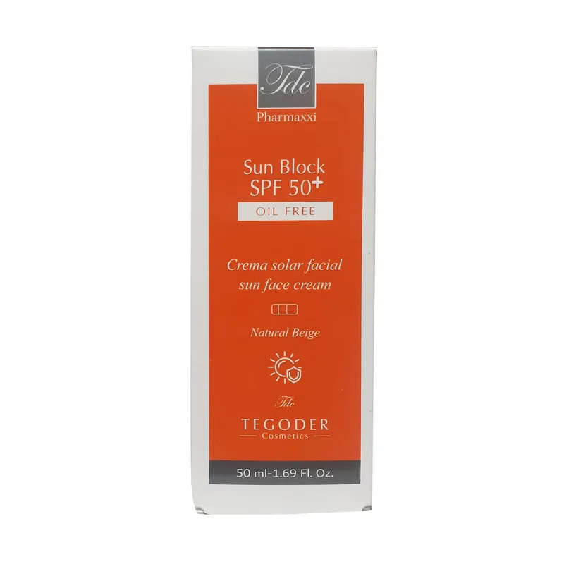 کرم ضد آفتاب رنگی تگودر SPF 50 مدل su02 مناسب پوست چرب و آکنه ای حجم 50 میلیلیتر - تصویر 2