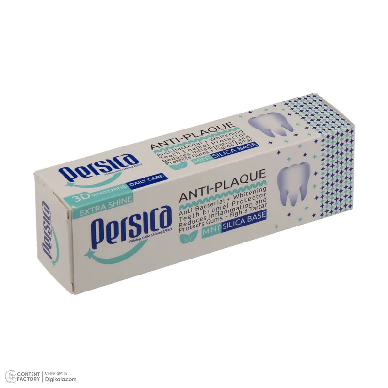 خمیر دندان پرسیکا مدل Anti-Plaque وزن 100 گرم - تصویر 3