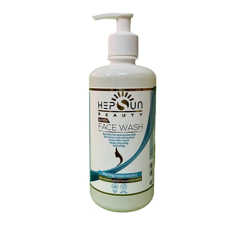 ژل شستشو صورت هپسان مدل zinc حجم 450 میلی لیتر