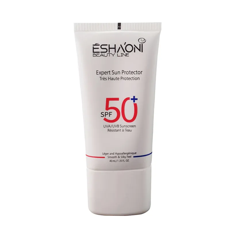 فلوئید ضد آفتاب بدون رنگ اشااونی SPF50 مدل UVA UVB مناسب پوست های چرب و آکنه دار حجم 40 میلیلیتر