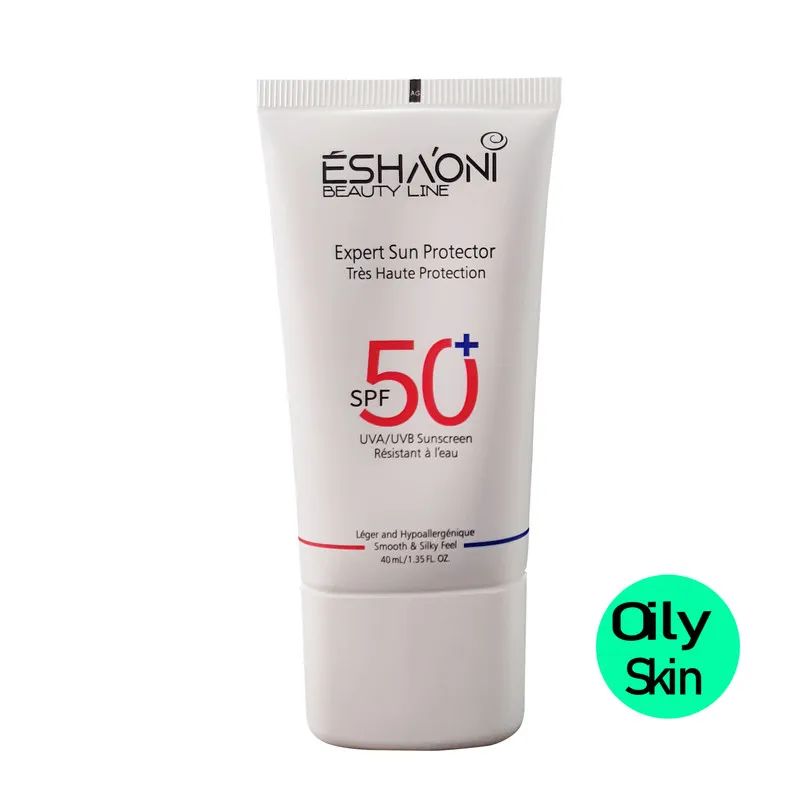 فلوئید ضد آفتاب بدون رنگ اشااونی SPF50 مدل UVA UVB مناسب پوست های چرب و آکنه دار حجم 40 میلیلیتر - تصویر 2