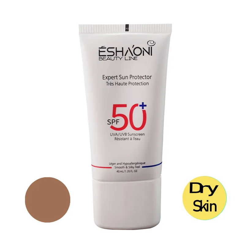 فلوئید ضد آفتاب رنگی اشااونی SPF50 مدل 03 مناسب پوست های خشک و حساس حجم 40 میلی‌لیتر - تصویر 2