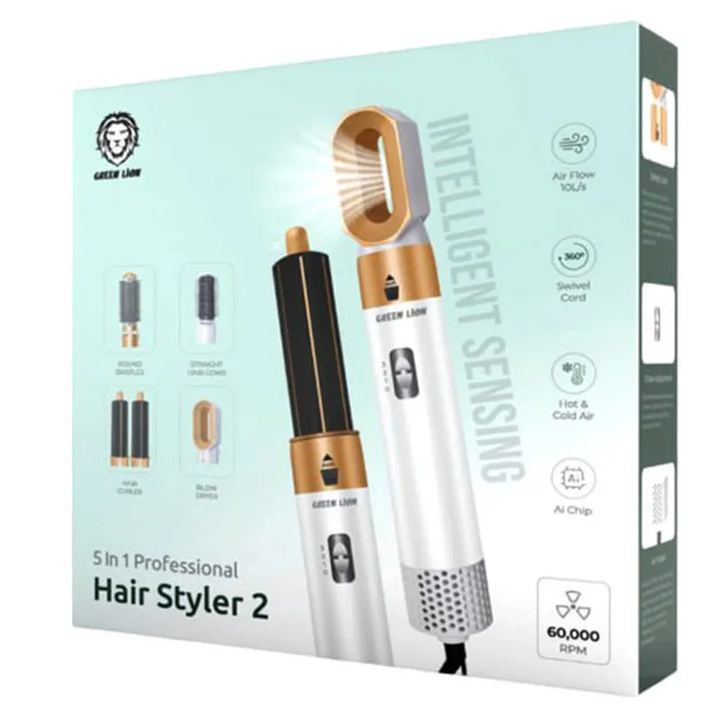 سشوار برس دار حالت دهنده گرین لاین مدل Hair Styler 2 - تصویر 2