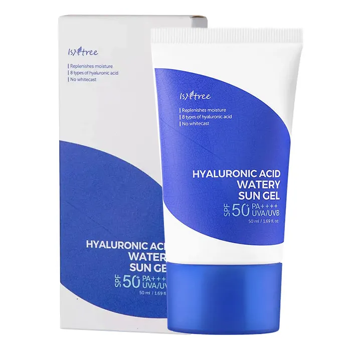 ژل ضد آفتاب بدون رنگ ایزنتری SPF 50 مدل هیالورونیک اسید مناسب پوستهای خشک و حساس حجم 50 میلیلیتر - تصویر 2