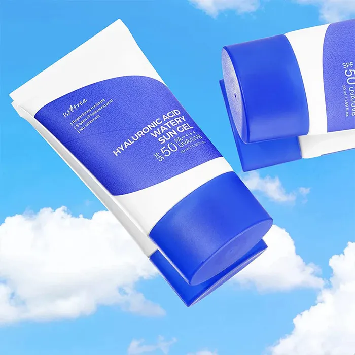 ژل ضد آفتاب بدون رنگ ایزنتری SPF 50 مدل هیالورونیک اسید مناسب پوستهای خشک و حساس حجم 50 میلیلیتر - تصویر 4