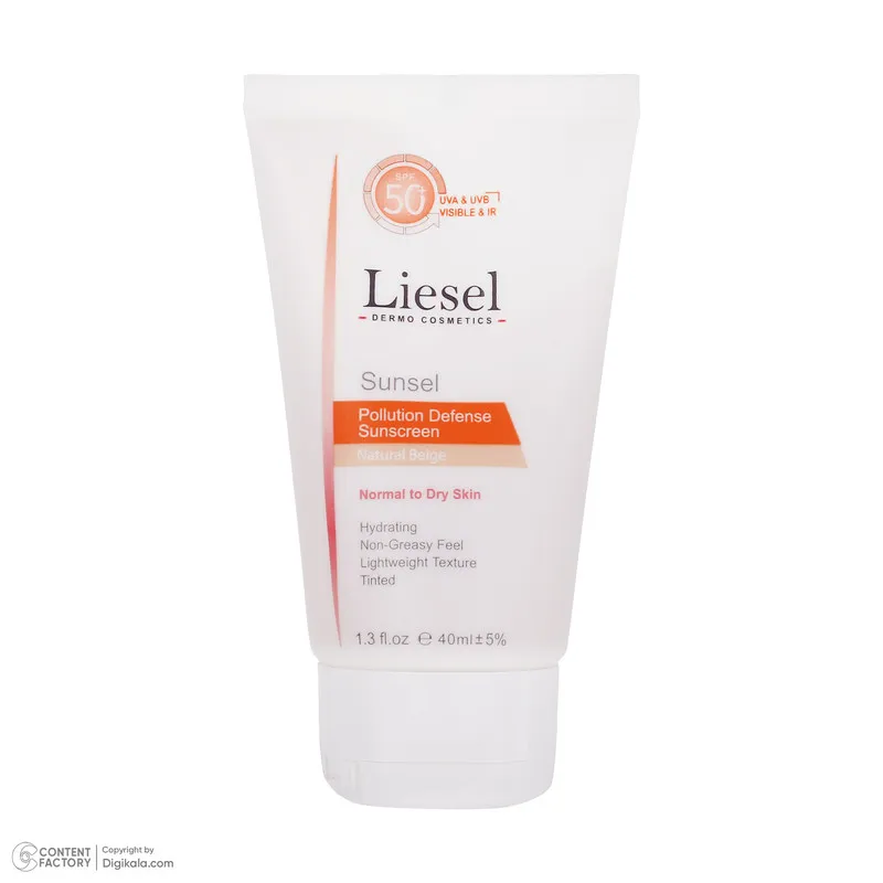 کرم ضد آفتاب رنگی لایسل SPF 50 مدل 01 ‌مناسب انواع پوست‌ حجم 40 میلی‌لیتر - تصویر 5