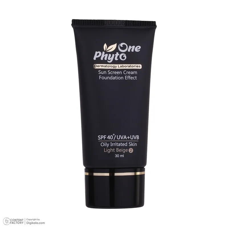 کرم ضد آفتاب رنگی فیتو وان SPF 40 مدل 09 مناسب پوستهای چرب و حساس حجم 30 میلیلیتر - تصویر 3