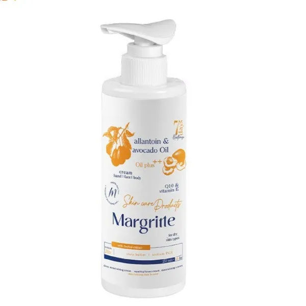 کرم مرطوب کننده مارگریت مدل allantoin avocado oil حجم 250 میلی لیتر