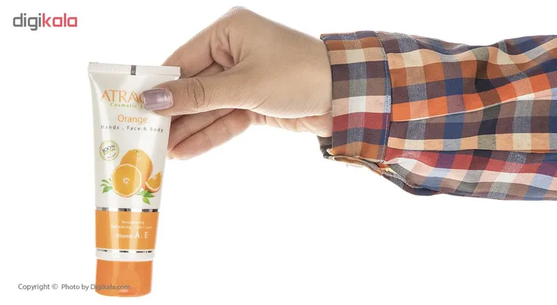 کرم مرطوب کننده عطراگین مدل Orange حجم 75 میلی لیتر - تصویر 4
