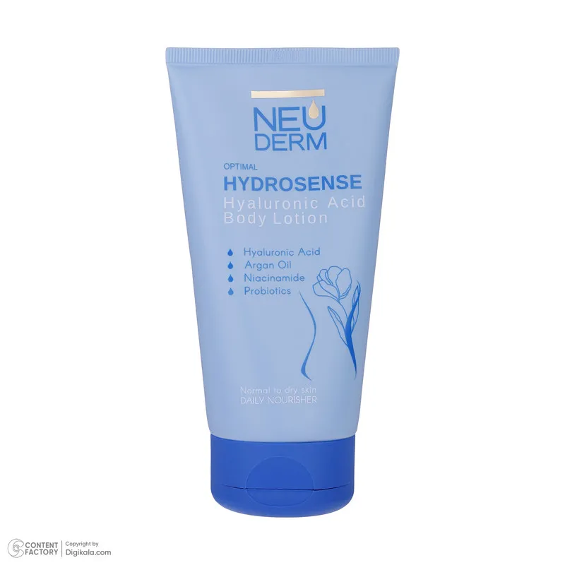 لوسیون بدن نئودرم مدل Hyaluronic Acid حجم 150 میلیلیتر مناسب انواع پوست با خاصیت آبرسانی، نرمکنندگی و تقویتکننده پوست - تصویر 2