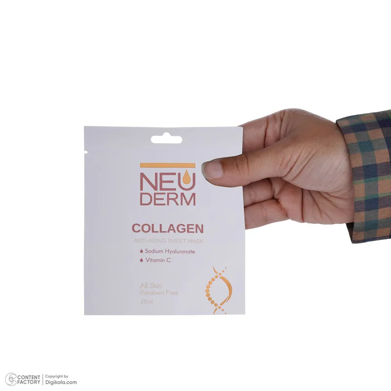 ماسک صورت نئودرم مدل Collagen حجم 25 میلی لیتر - تصویر 2