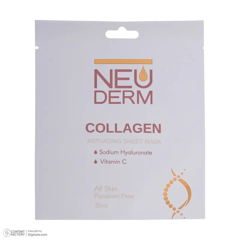 ماسک صورت نئودرم مدل Collagen حجم 25 میلی لیتر - تصویر 3