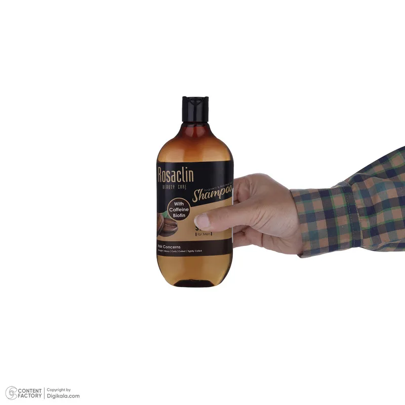 شامپو مو رزاکلین مدل Caffeine مناسب انواع مو حجم 385 میلی لیتر - تصویر 3