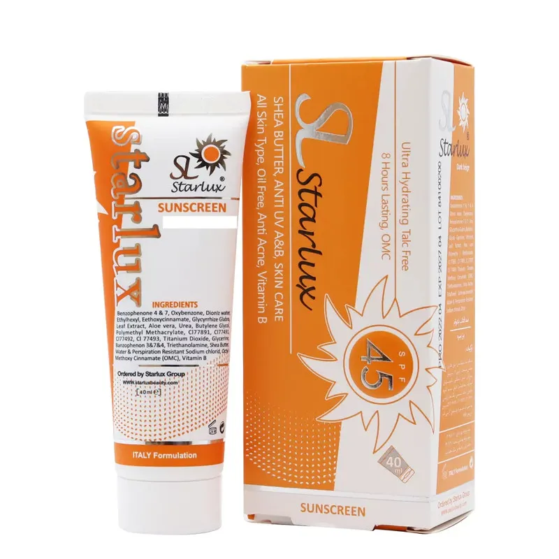 کرم ضد آفتاب رنگی استار لوکس SPF 45 مدل LB مناسب انواع پوست حجم 40 میلیلیتر - تصویر 2