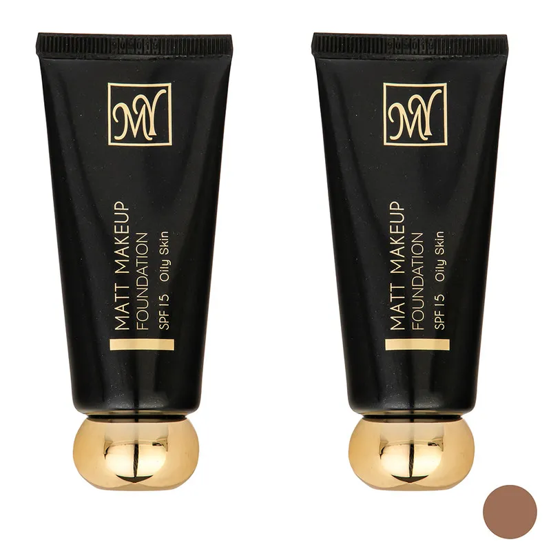کرم پودر مای سری Black Diamond مدل Matt Makeup شماره 02 حجم 35 میلی لیتر بسته دو عددی - تصویر 2