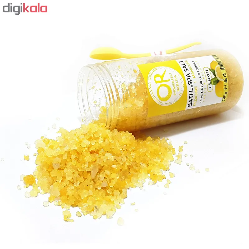 نمک حمام اور مدل Lemon وزن 800 گرم - تصویر 2