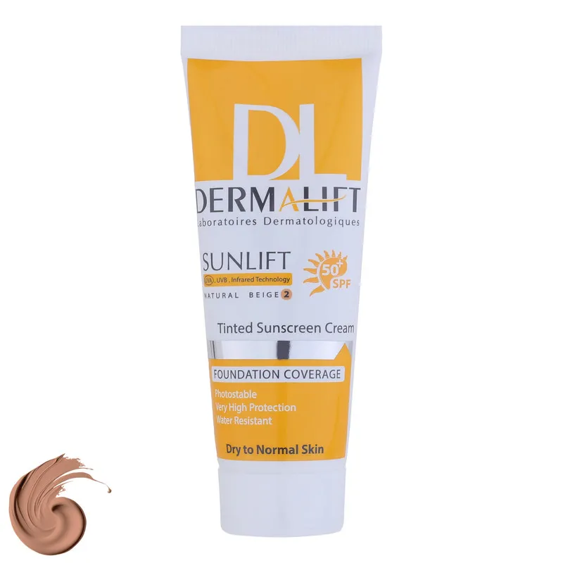 کرم ضدآفتاب درمالیفت مدل SPF50 پوست خشک 2، حجم 40 میلیلیتر - تصویر 3