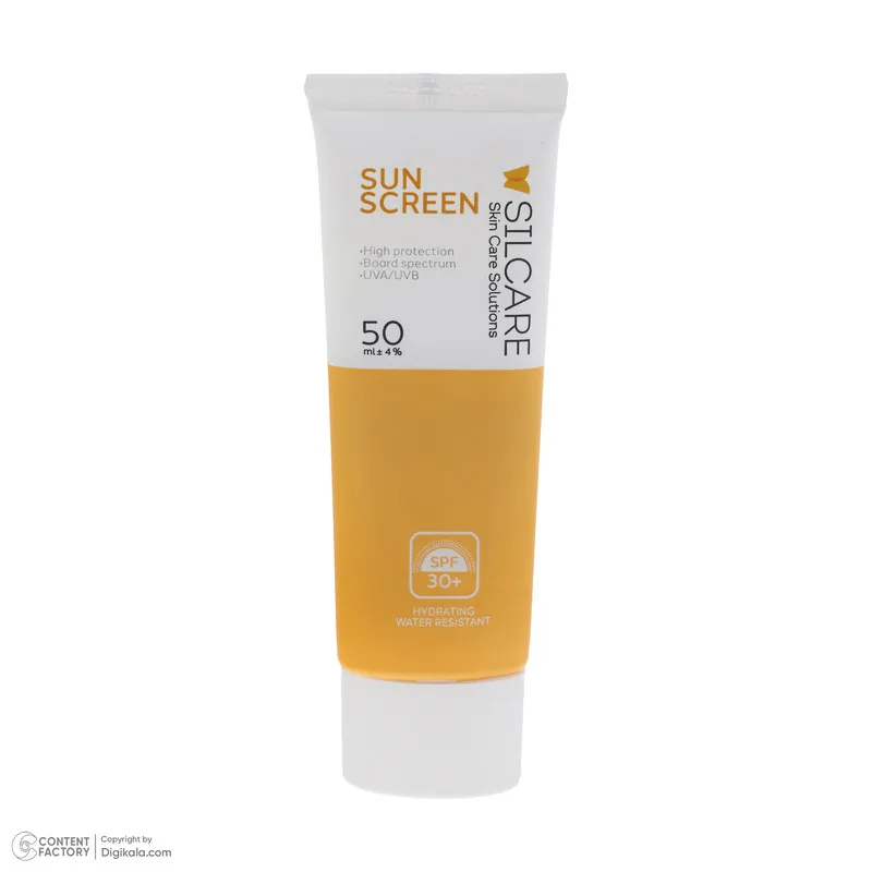 کرم ضد آفتاب بدون رنگ سیلکِر +SPF 30 مدل sun protect مناسب انواع پوست حجم 50 میلیلیتر - تصویر 2