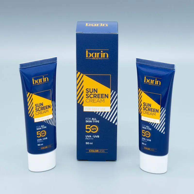 کرم ضد آفتاب بدون رنگ بارین بیوتی SPF 50 مدل CL مناسب انواع پوست حجم 50 میلیلیتر - تصویر 4