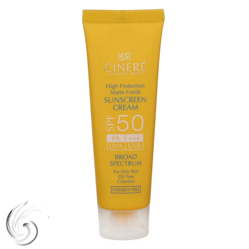 کرم ضدآفتاب بی‌رنگ سینره مدل SPF50 مناسب پوست چرب، حجم 50 میلی‌لیتر - تصویر 4