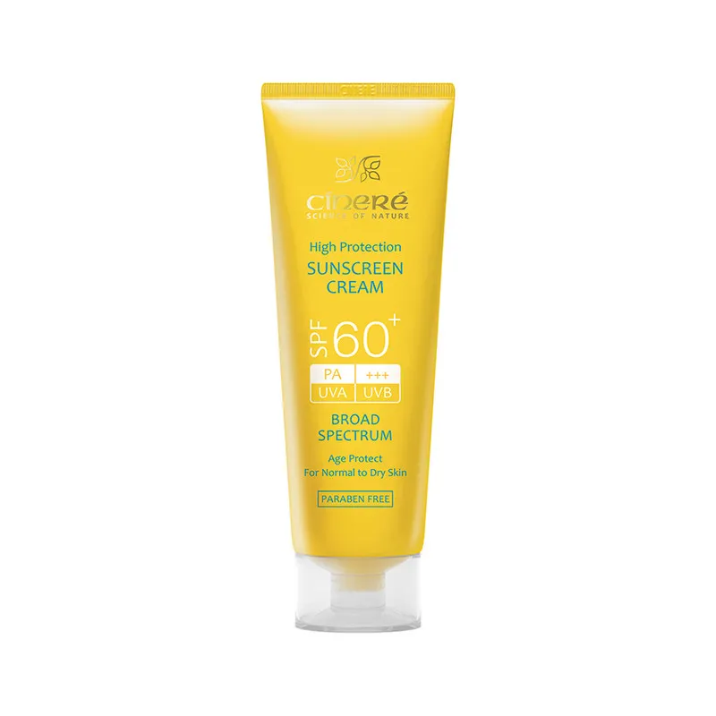 کرم ضدآفتاب بی‌رنگ سینره مدل SPF60 مناسب انواع پوست، حجم 50 میلی‌لیتر - تصویر 3