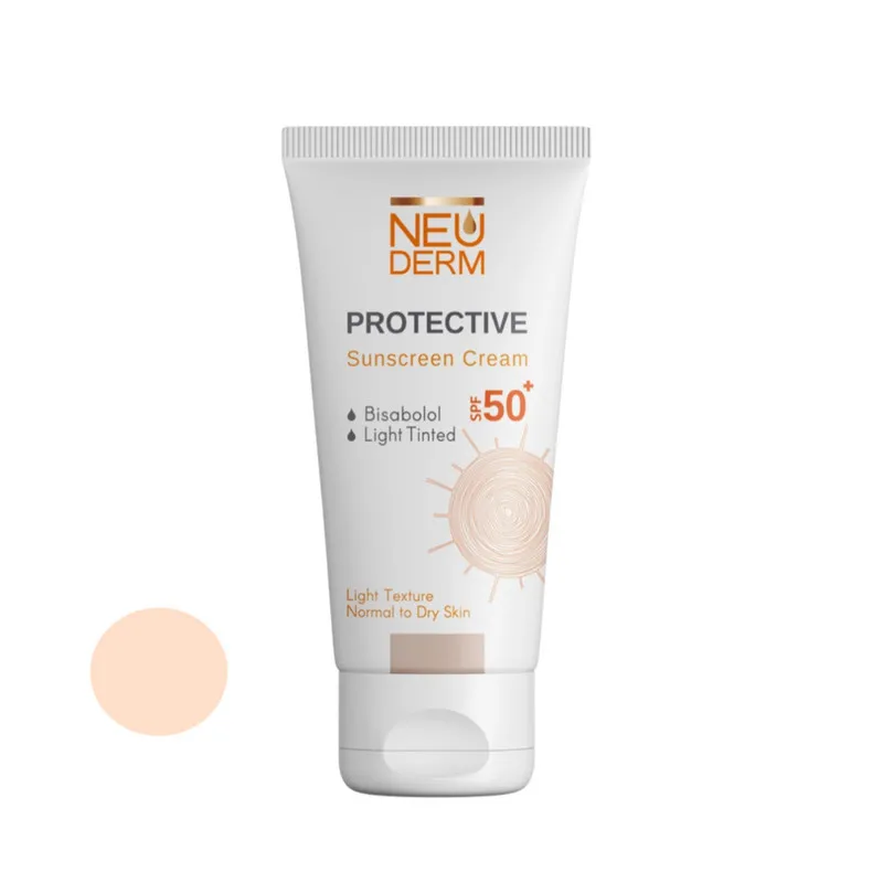 کرم ضد آفتاب رنگی نئودرم SPF50 مدل Highly مناسب پوست خشک و معمولی حجم 50 میلیلیتر - تصویر 2