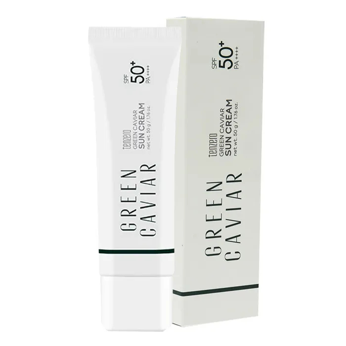 کرم ضد آفتاب بدون رنگ تن زیرو SPF 50 مدل Green Caviar مناسب انواع پوست حجم 50 میلیلیتر - تصویر 2