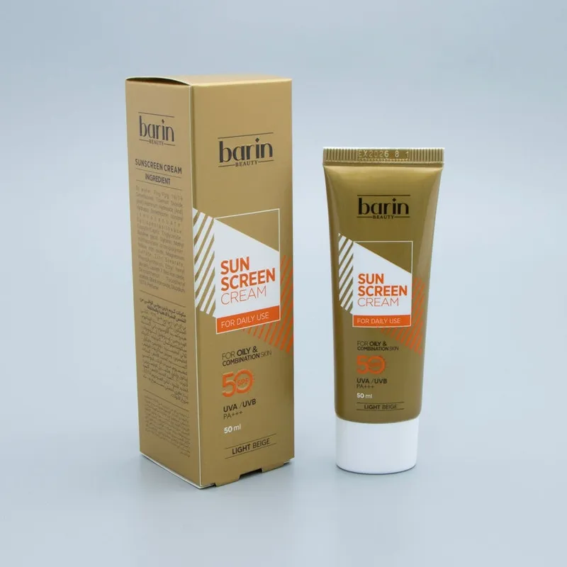 کرم ضد آفتاب رنگی بارین بیوتی SPF 50 مدل LB مناسب پوست های چرب و مختلط حجم 50 میلی لیتر - تصویر 3