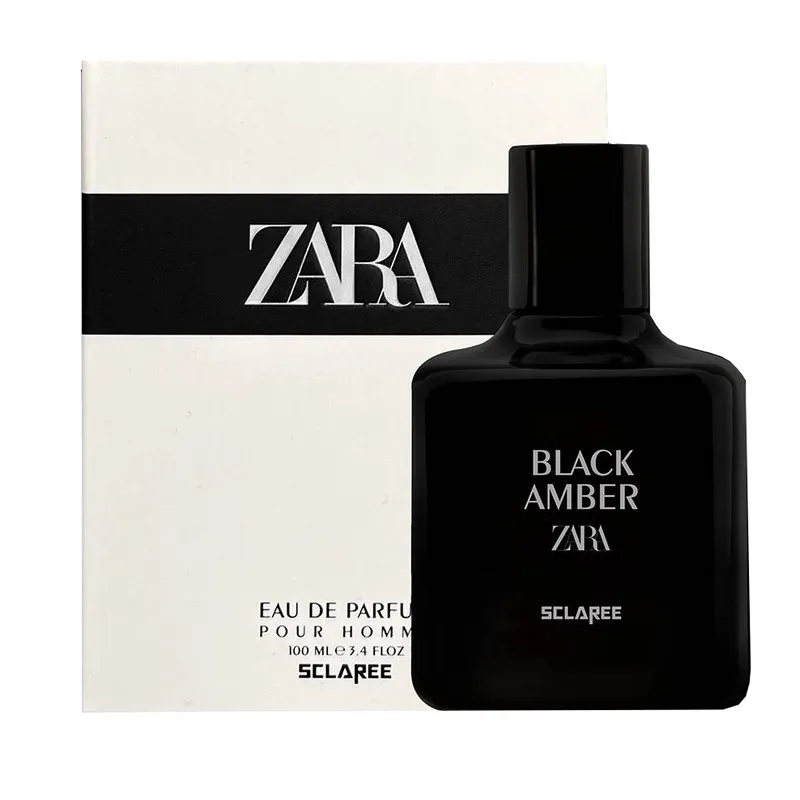 ادو پرفیوم مردانه اسکلاره مدل Black Amber Zara با رایحه گرم حجم 100 میلی لیتر