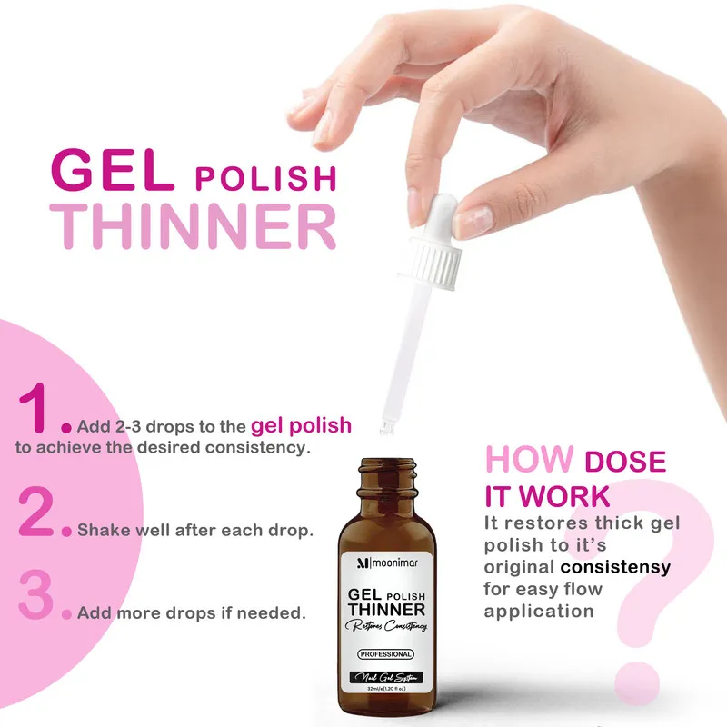 محلول رقیق کننده لاک ژل مونیمار مدل Solvent حجم 32 میلی لیتر - تصویر 3