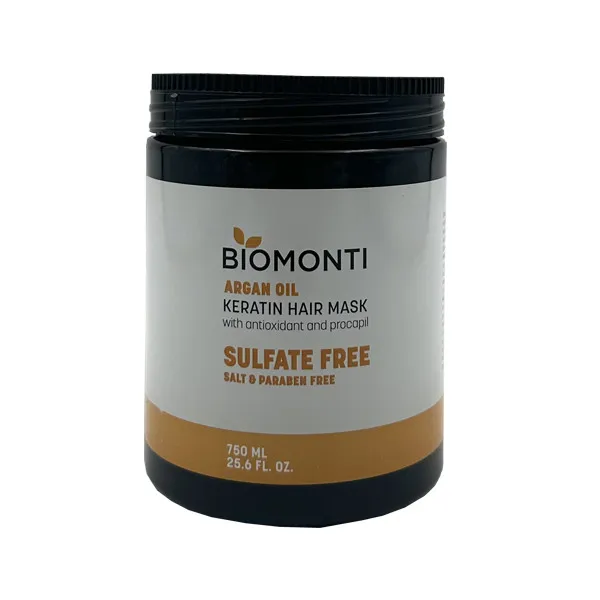 ماسک مو بیومونتی مدل روغن آرگان کراتین حجم 750 میلی لیتر