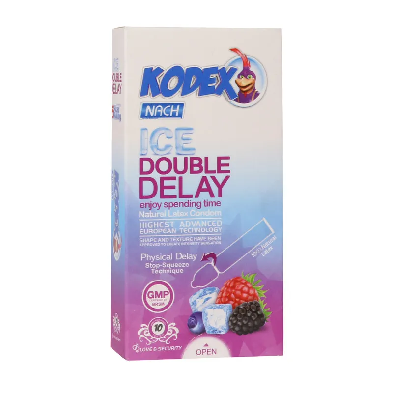 کاندوم ناچ کدکس مدل PROLONG DELAY بسته 12 عددی به همراه کاندوم ناچ کدکس مدل ICE DOUBLE DELAY بسته 10 عددی - تصویر 4