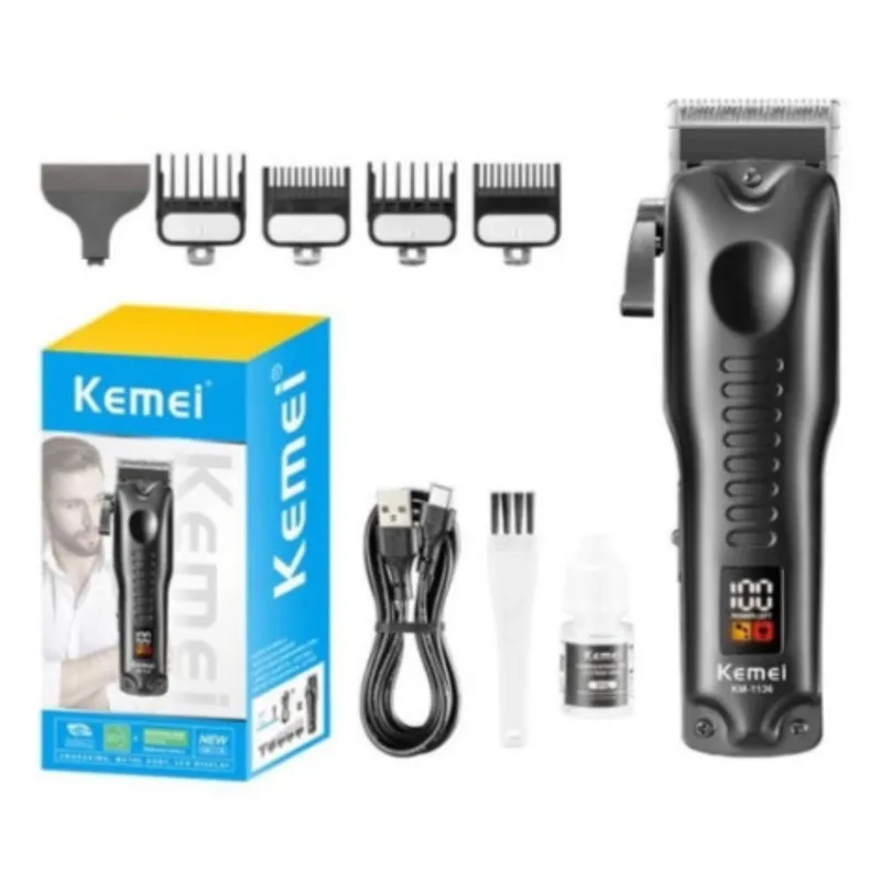 ماشین اصلاح موی سر و صورت شارژی کیمی مدل KM-1136 - تصویر 5