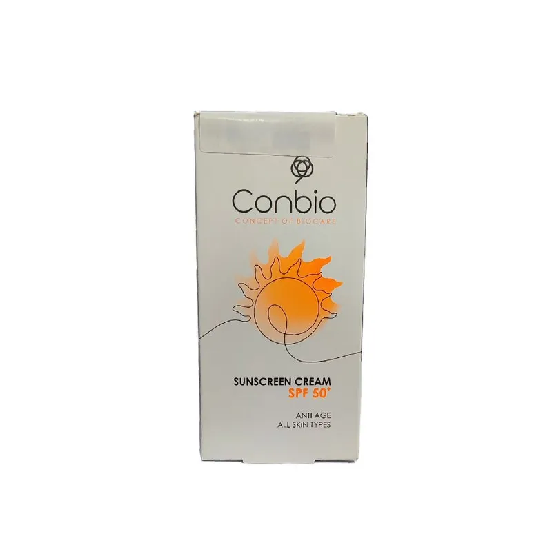 کرم ضد افتاب بدون رنگ کانبیو SPF50 مدل ANTI AGE مناسب انواع پوست حجم 50 میلی لیتر - تصویر 2