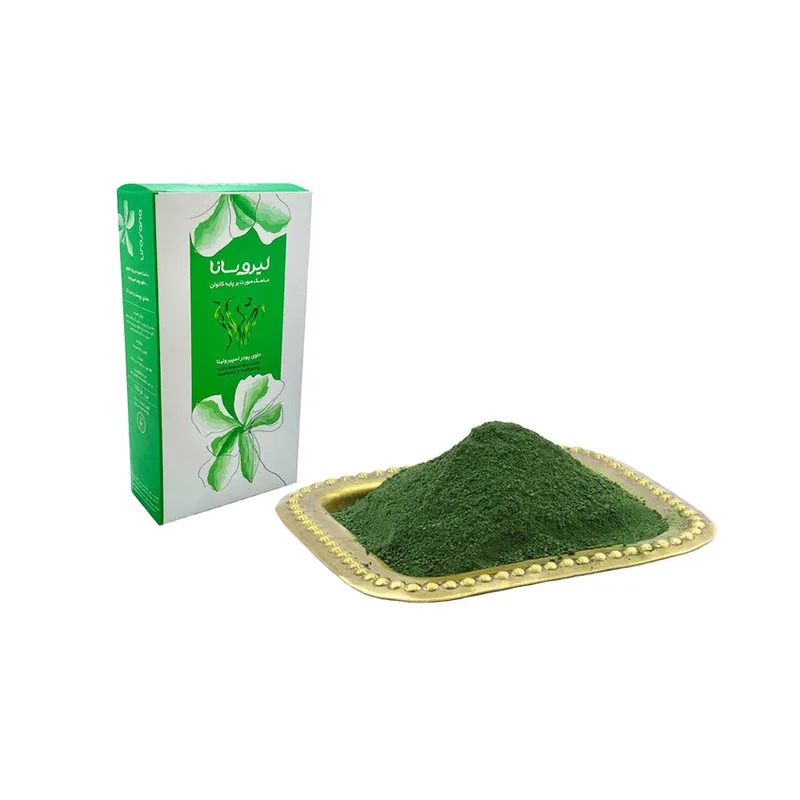 ماسک صورت لیروسانا مدل خاک رس اسپیرولینا  وزن 100 گرم - تصویر 2