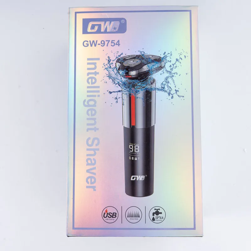 ماشین اصلاح موی صورت شارژی جی دبلیو مدل W-9754 - تصویر 2