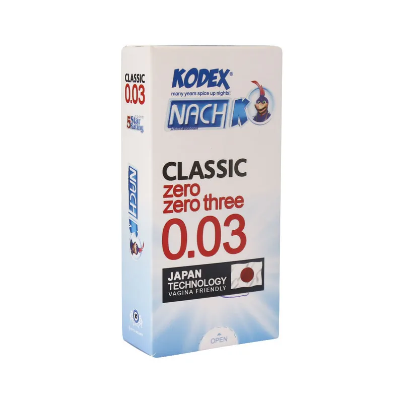 کاندوم ناچ کدکس مدل CLASSIC 0.03 بسته 12 عددی به همراه کاندوم ناچ کدکس مدل Sensitive بسته 12 عددی - تصویر 2