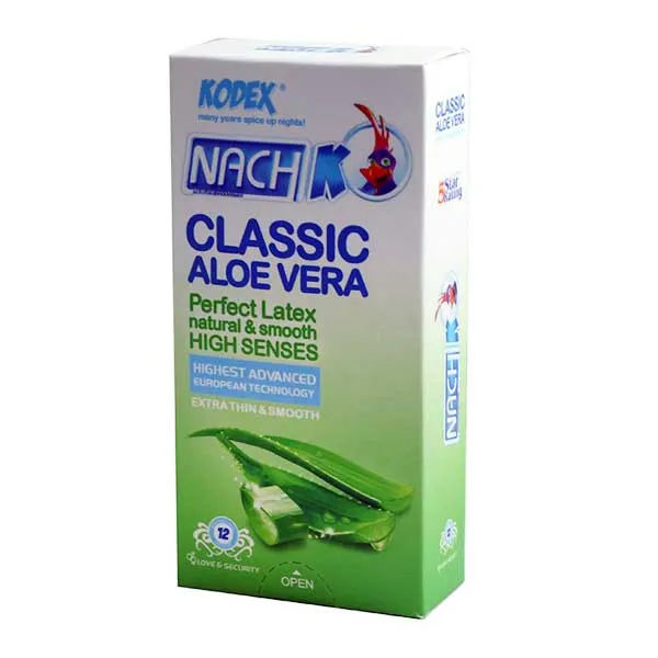 کاندوم ناچ کدکس مدل CLASSIC ALOE VERA بسته 12 عددی به همراه کاندوم ناچ کدکس مدل Happy lady بسته 10 عددی - تصویر 4