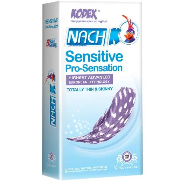 کاندوم ناچ کدکس مدل 690 BIG DOTS بسته 10 عددی به همراه کاندوم ناچ کدکس مدل Sensitive بسته 12 عددی - تصویر 4
