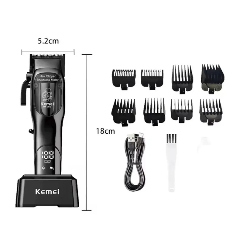 ماشین اصلاح موی سر و صورت کیمی مدل km-1766 - تصویر 2