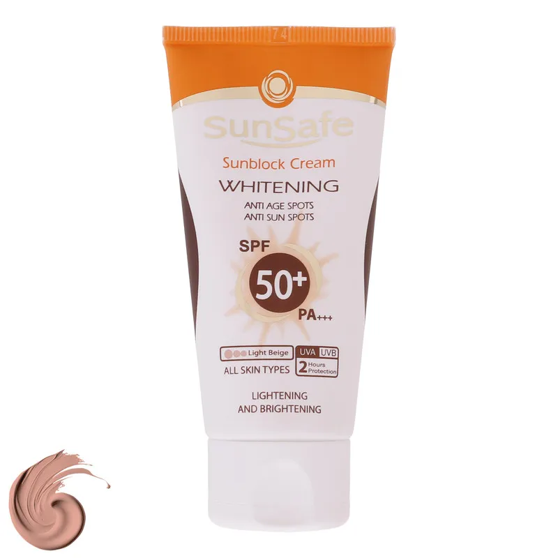 کرم ضد آفتاب رنگی سان سیف SPF 50 مدل 002 ‌مناسب برای انواع پوست‌ حجم 50 میلی لیتر - تصویر 2