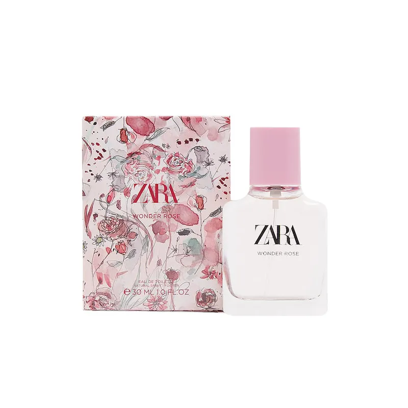 ادو تویلت زنانه زارا مدل wonder rose حجم 30 میلی لیتر