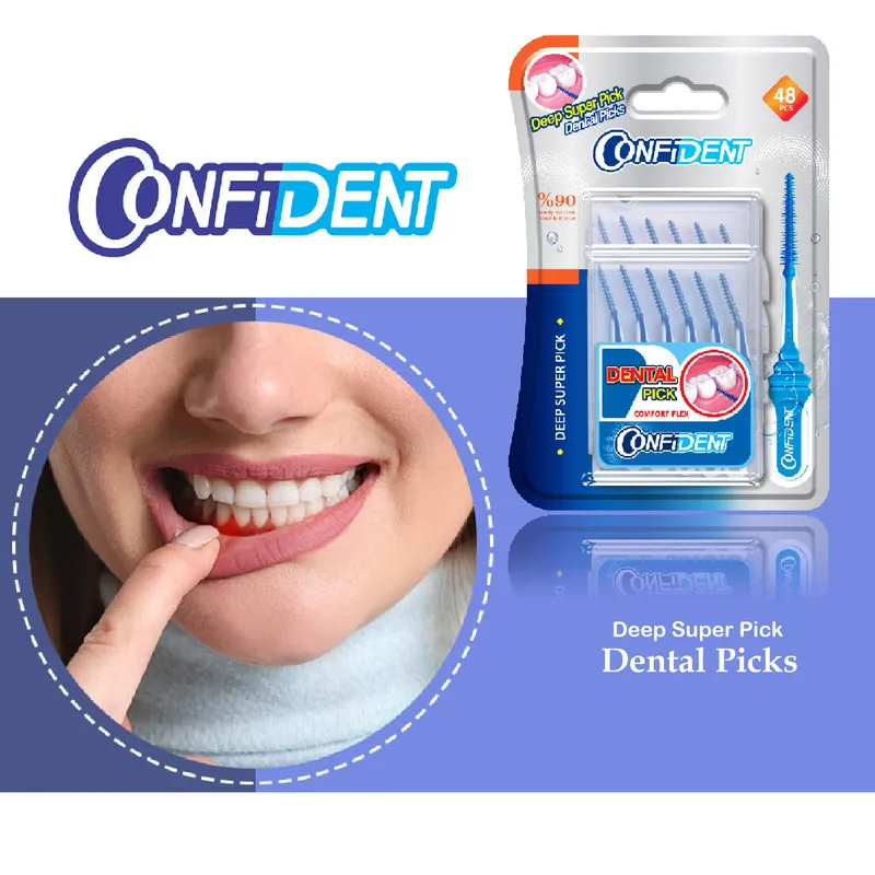 خلال بین دندانی کانفیدنت مدل Deep Super Pick چهار بسته 48 عددی - تصویر 3