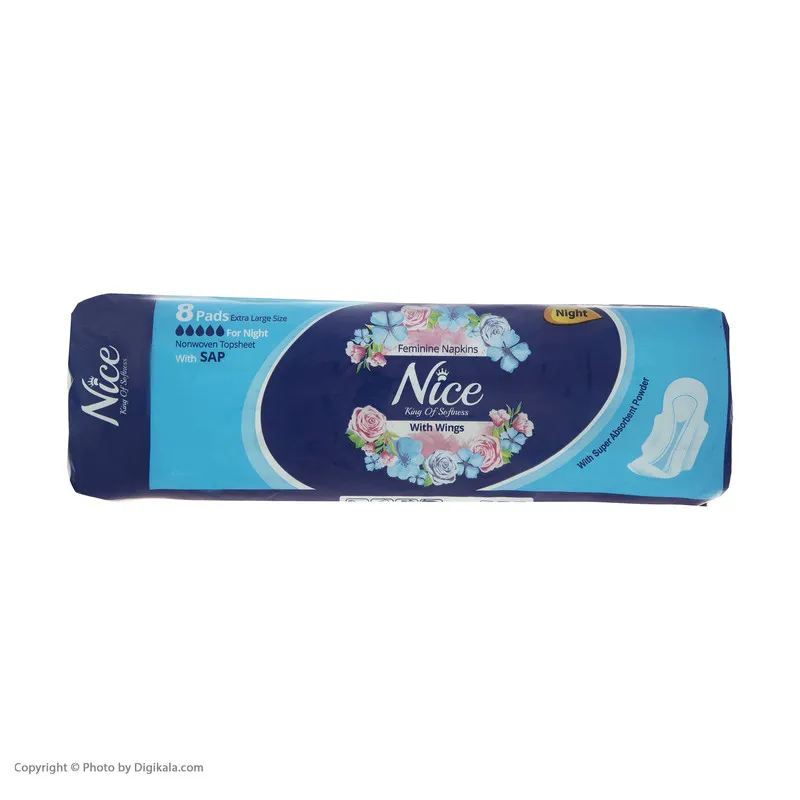 نوار بهداشتی نایس مدل Extra Large بسته 8 عددی - تصویر 3