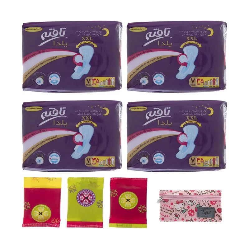 پک نوار بهداشتی تافته مدل Yalda Night بسته 7 عددی