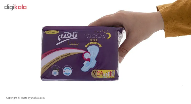 پک نوار بهداشتی تافته مدل Yalda Night بسته 7 عددی - تصویر 2