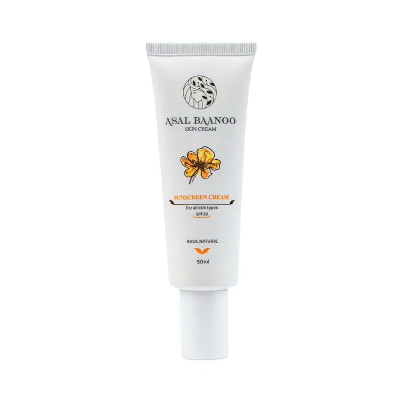 کرم ضد آفتاب بدون رنگ عسل بانو SPF 30 مدل 01 مناسب انواع پوست حجم 50 میلیلیتر - تصویر 2