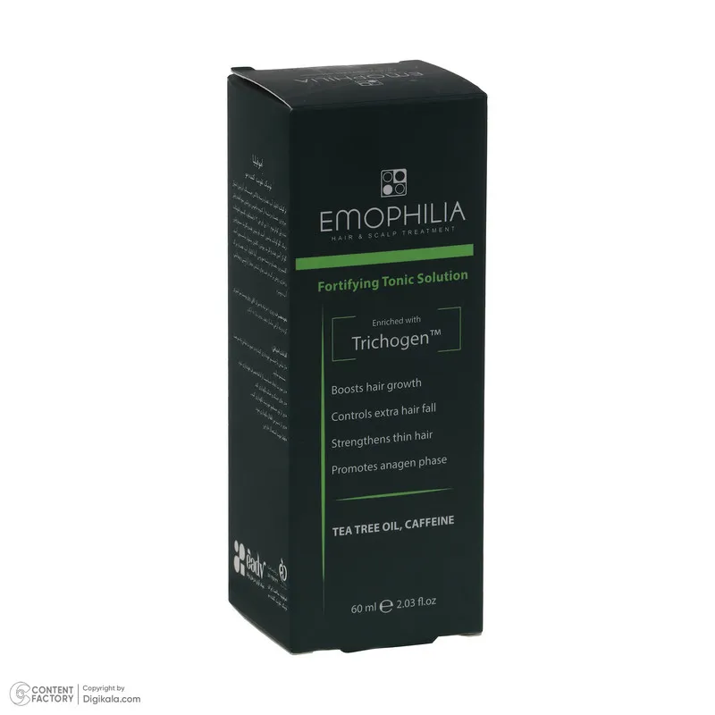 تونیک مو اموفیلیا مدل Trichogen حجم 60 میلی لیتر - تصویر 5
